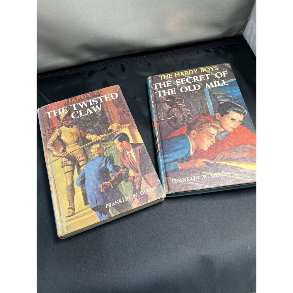 VTG Hardy Boys Books Lot The Twisted Claw & The Secret Of The Old Mill